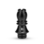 KIZOKU Chess Series 510 Drip Tip Black Bishop - Χονδρική